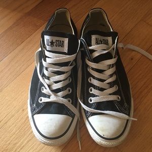 Black and white Chuck Taylor All Stars